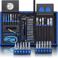 80 IN 1 Professional Computer Repair Tool Kit, Precision Screwdriver Set | Magnetic Screwdriver Set for Laptop, PC, MacBook, Tablet, iPhone, PS4, Electronics