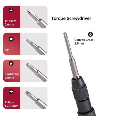 Mr.Yang M.Y-TX01 Strong Magnetic Torque Screwdriver with 5 Bits Supports iPhone 17 Series