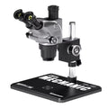 6.5-75X Greenough Optical Zoom Trinocular Stereo Microscope with Big Base