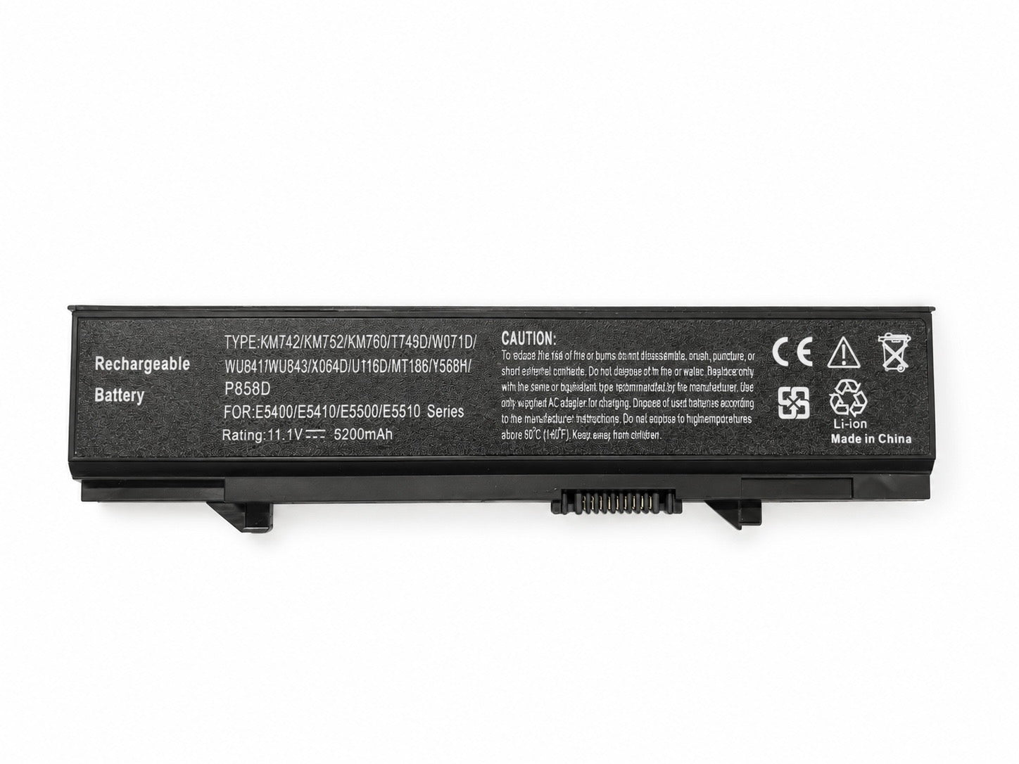 Dell Latitude E5400, E5500, WU852, X064D Laptop Battery