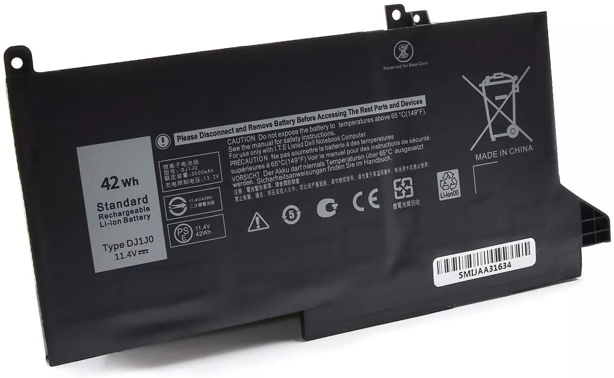 DJ1JO Dell Latitude 12 7000, E7280, E7480, E7290, E7380, E7390, E7490 Series Laptop Battery