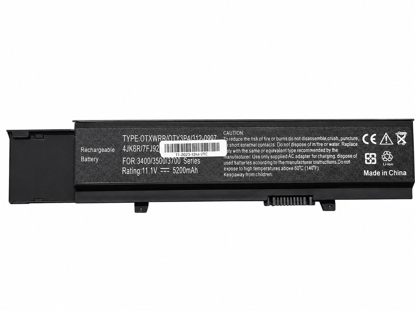 Dell Vostro 3400, 3500, 3700, E6400, V3300, V3400, V3500, V3600, Hi-Cap Laptop Battery