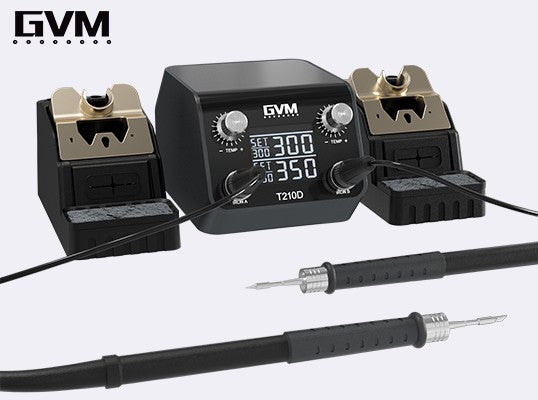 Dual Station Thermostatic Digital Display Nano Soldering Station for SMD PCB BGA Repair