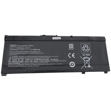 Battery for HP Omen 15-ce, Pavilion 15-CE015DX Series (SR04XL)