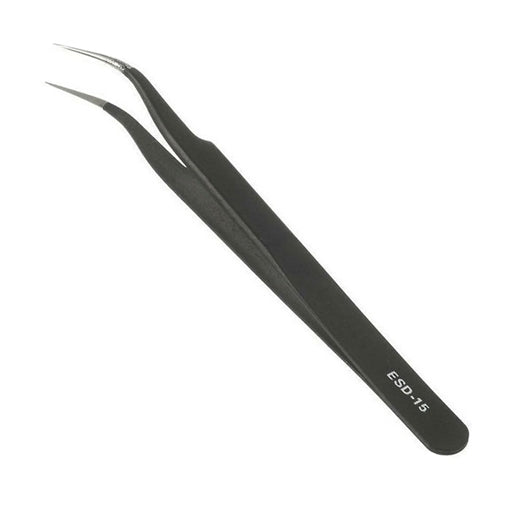 Black Curved Tip Tweezer