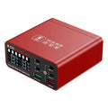 YCS 300 6-in-1 Multi-Port USB + Type-C Digital Display QC Fast Charging Station