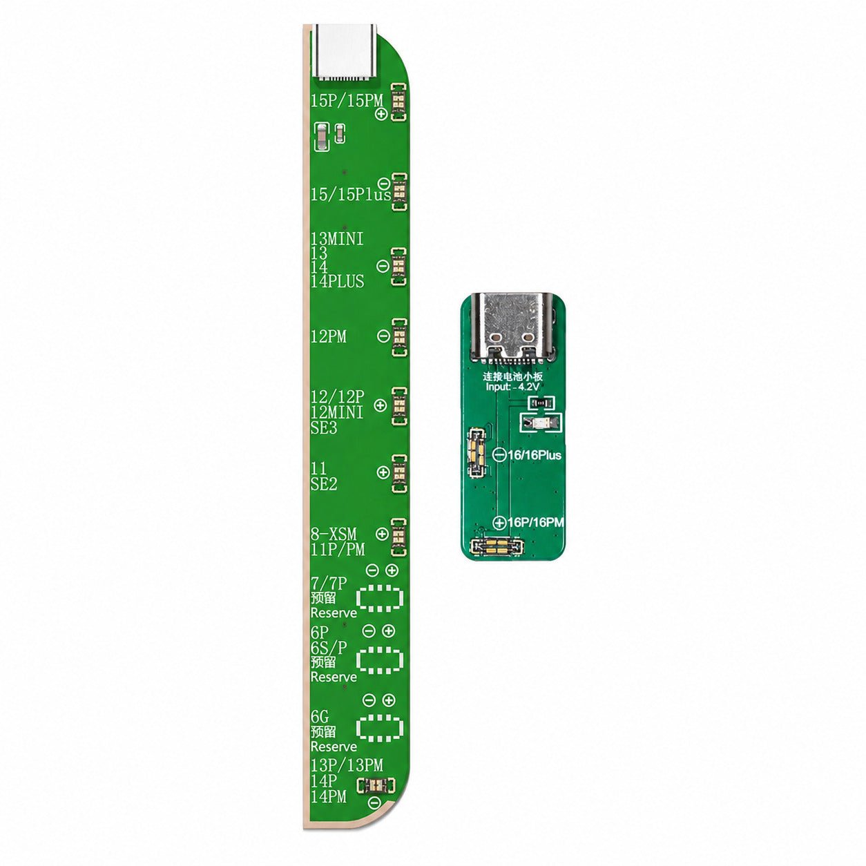 JCID V1SE / V1S Pro Battery R&W Adaptor + Battery Expansion Small Plate for iPhone 8 to 16PM
