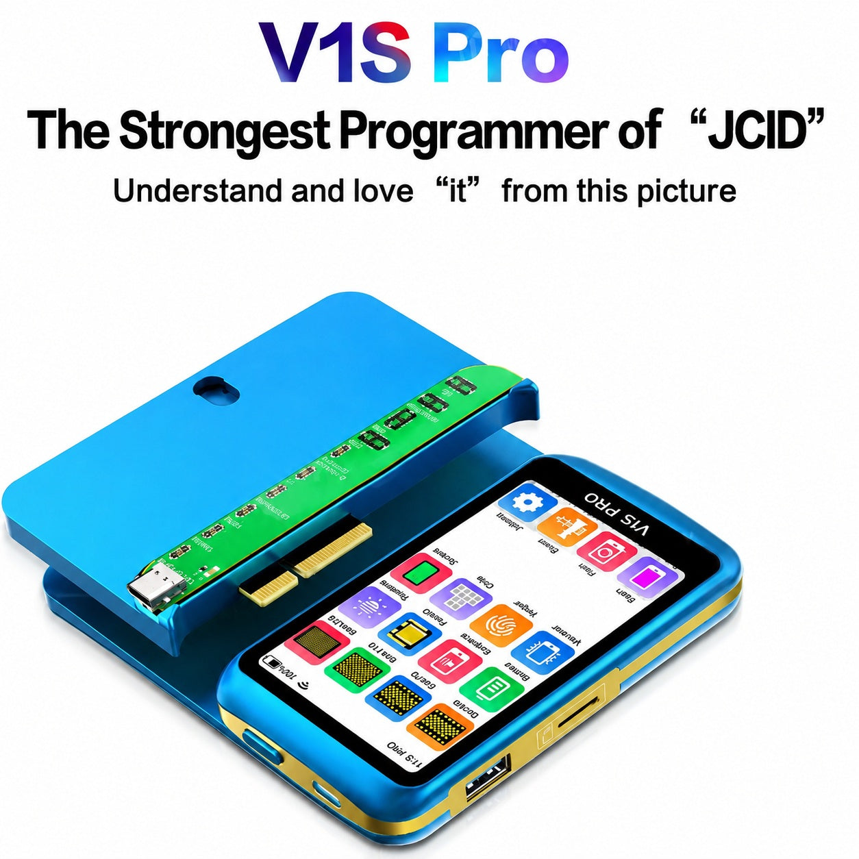 JCID V1S Pro Programmer for iPhone Screen True Tone Face ID Battery Repair