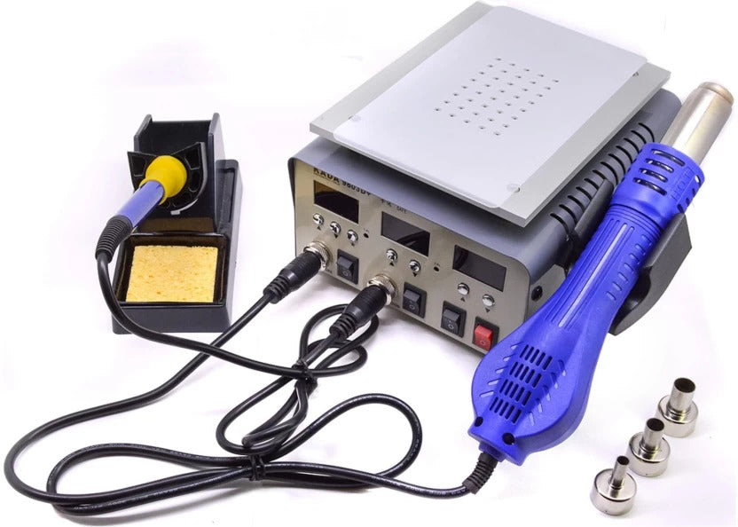KADA 9803D+ 3 in 1 Hot Air Station with LCD Separator & Soldering Iron