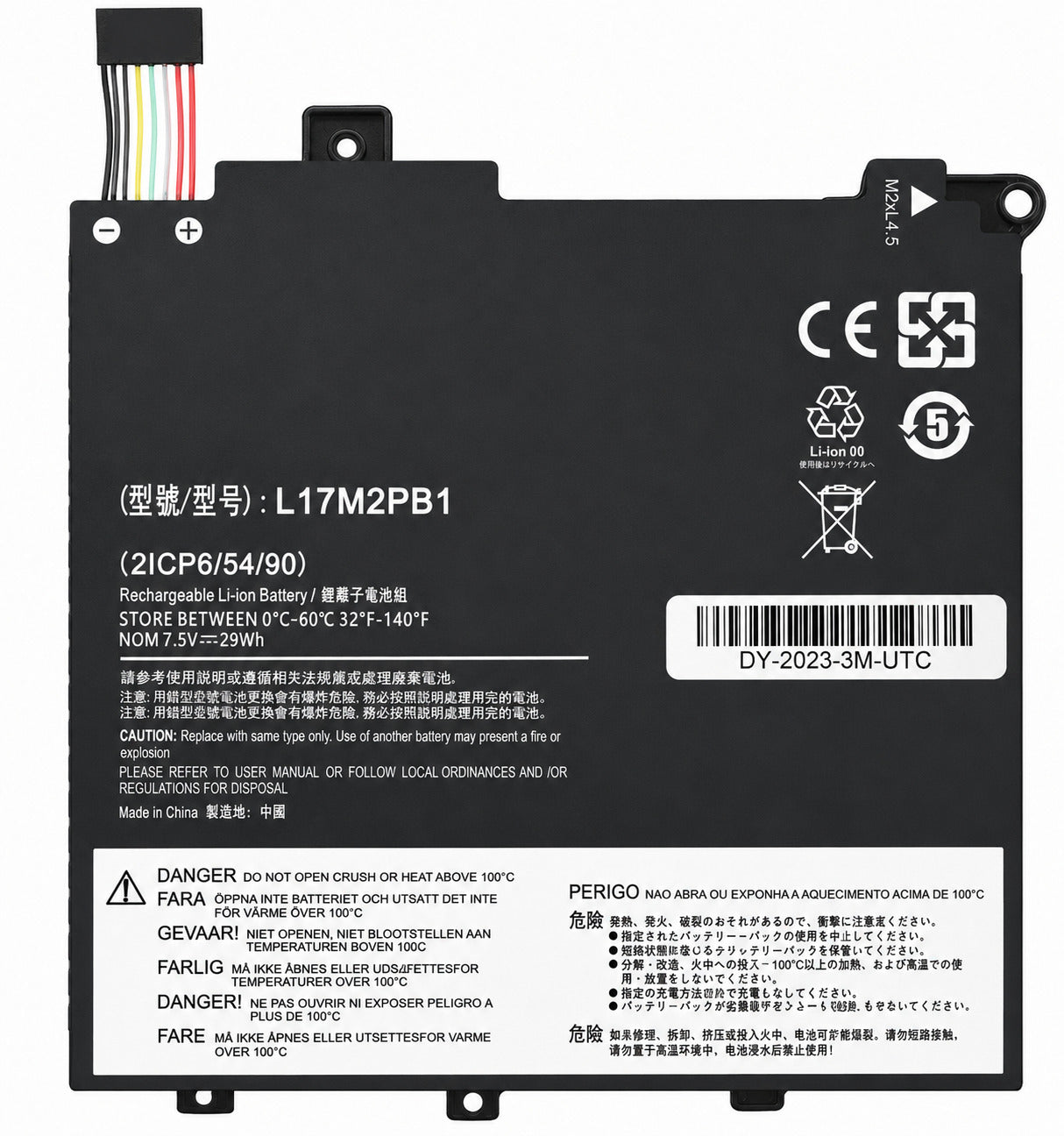 Lenovo V330-14IKB, V330-14ARR, L17C2PB1, L17C2PB2, L17L2PB1, L17M2PB2 Laptop Battery