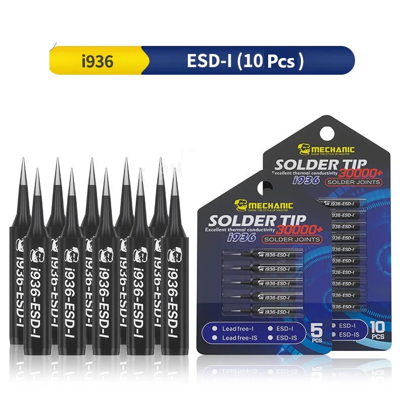 Mechanic I936 ESD-I (10pcs) Soldering Iron Bit