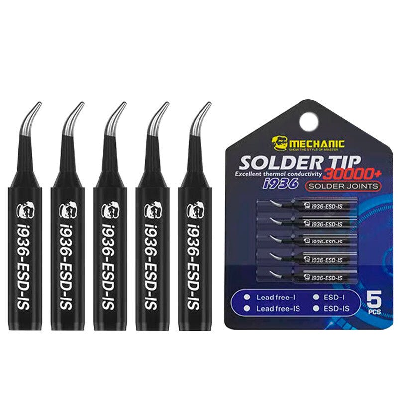 Mechanic I936 ESD-IS (5PCS) Soldering Iron Bit