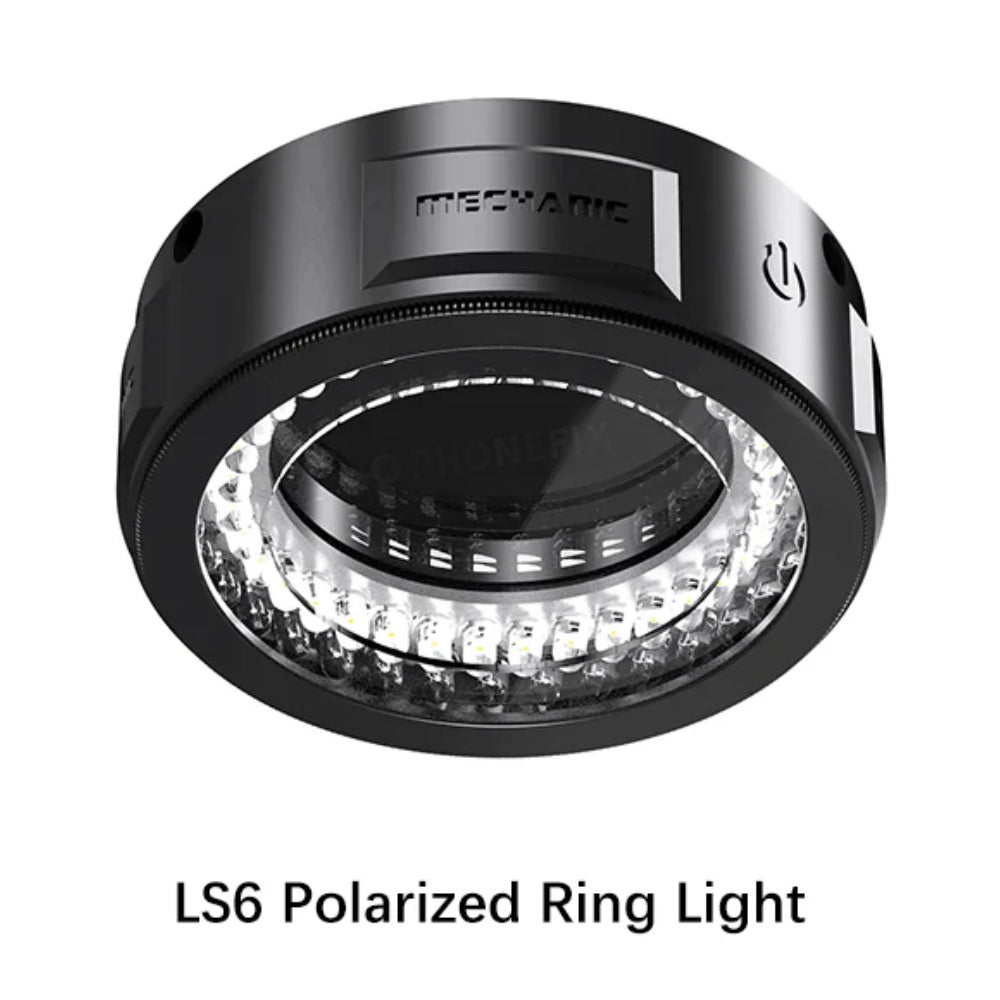 84 LED Adjustable Anti-Glare Polarized Microscope Ring Light