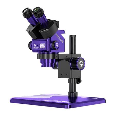 6.5-60X Trinocular Microscope with Aluminum Alloy Big Base