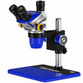 6.5X-52X Continuous Zoom Trinocular Stereo Microscope for PCB Repair