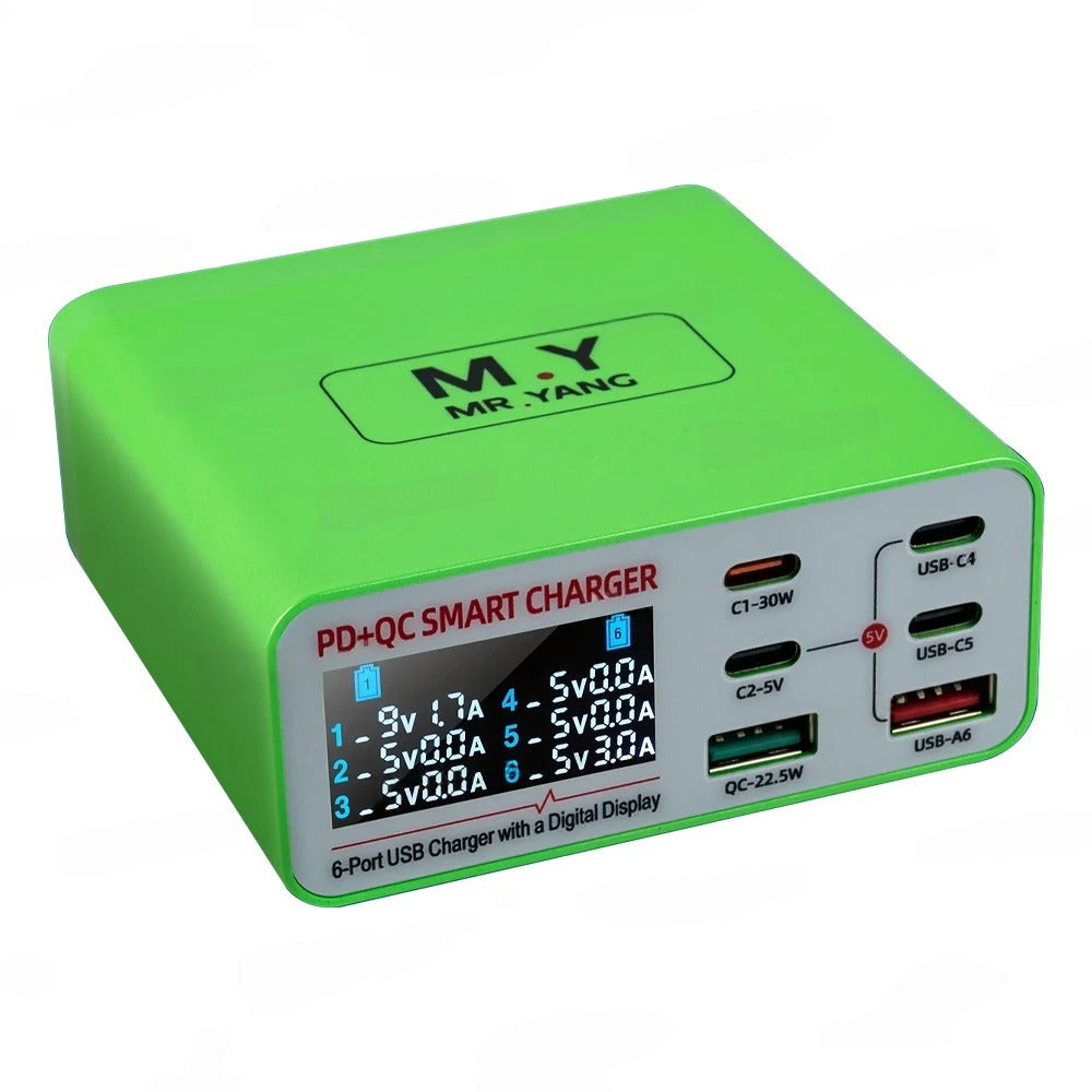 Mr. Yang M.Y-D06 6-in-1 Smart Desktop QC / PD Charging Station