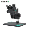 6.5X-65X Continuous Zoom Trinocular Stereo Microscope with M-17 4K HD Camera(WHITE-PURPLE-GRAY-BLACK)