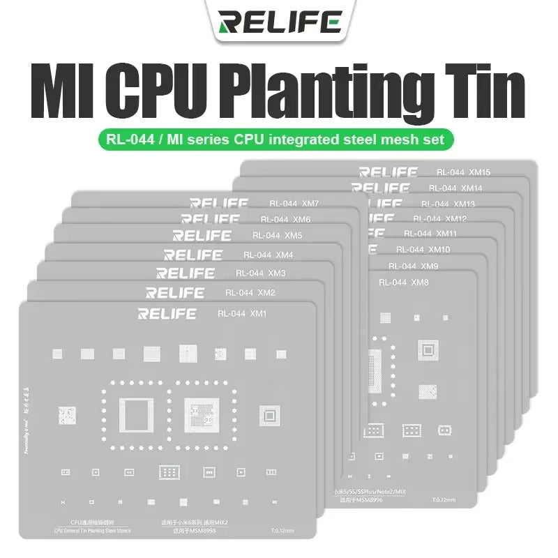 Xiaomi / Redmi Series CPU Tin Planting Steel Mesh Set