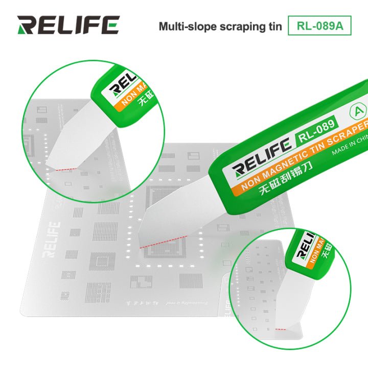 Relife Non-Magnetic Tin Scraper for PCB Repair