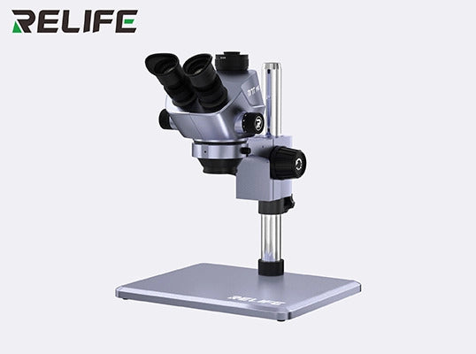 7X-50X Continuous Zoom Colorful Trinocular HD Stereo Microscope ( DESERT GOLD / SPACE GRAY / INDIGO BLUE / DREAM BLUE )