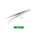 Anti-static Stainless Precision Straight Tweezers with Holes for Mobile Phone Repair