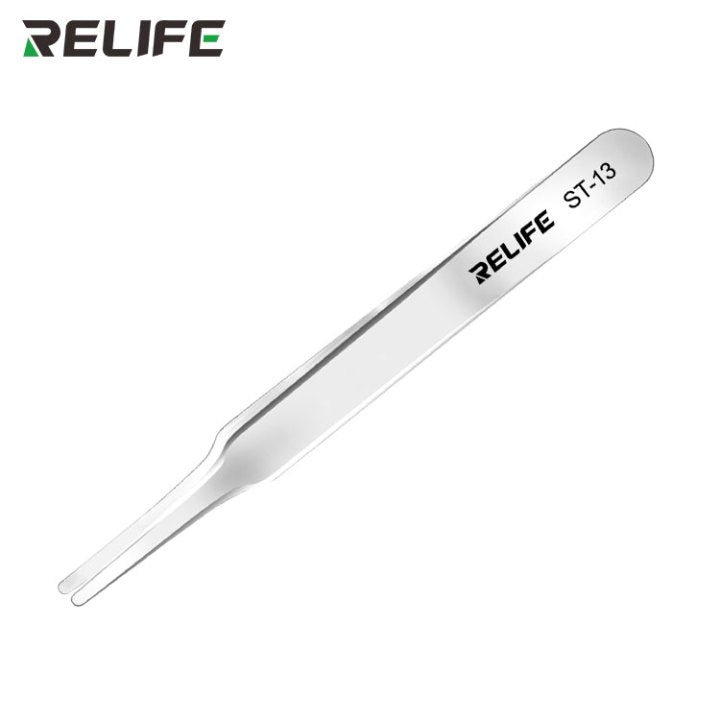 Relife Precision Flat Tweezer for Electronics