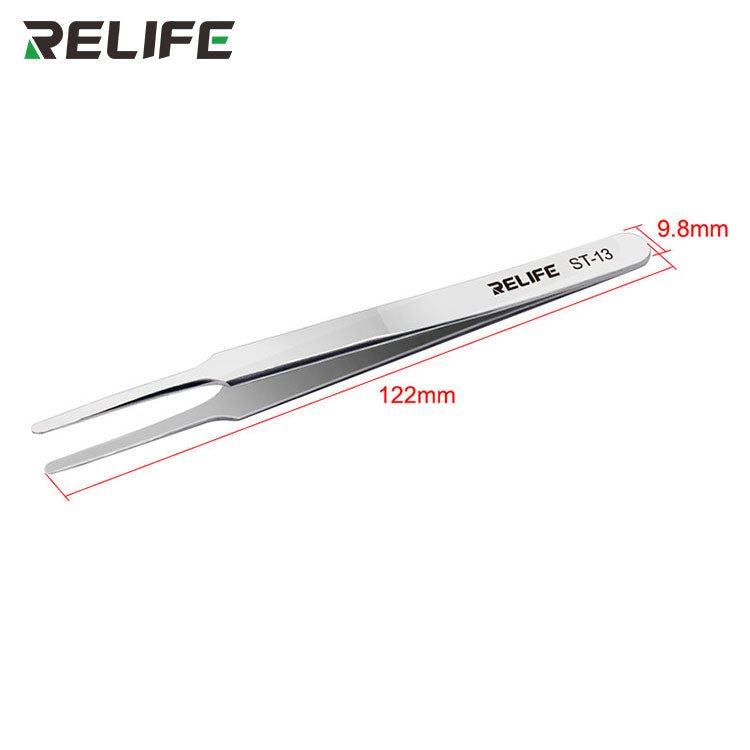 Relife Precision Flat Tweezer for Electronics