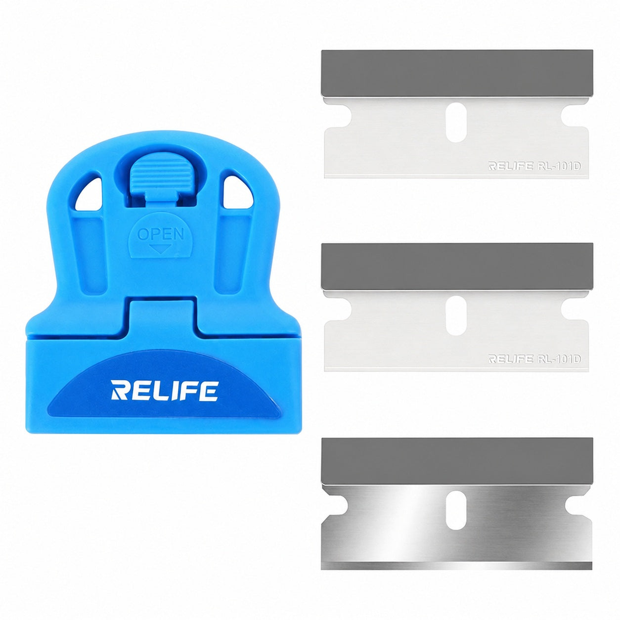 Relife RL-023A Screen Repair Blade Set for Cut Polarizer / Remove the OCA Dry Glue
