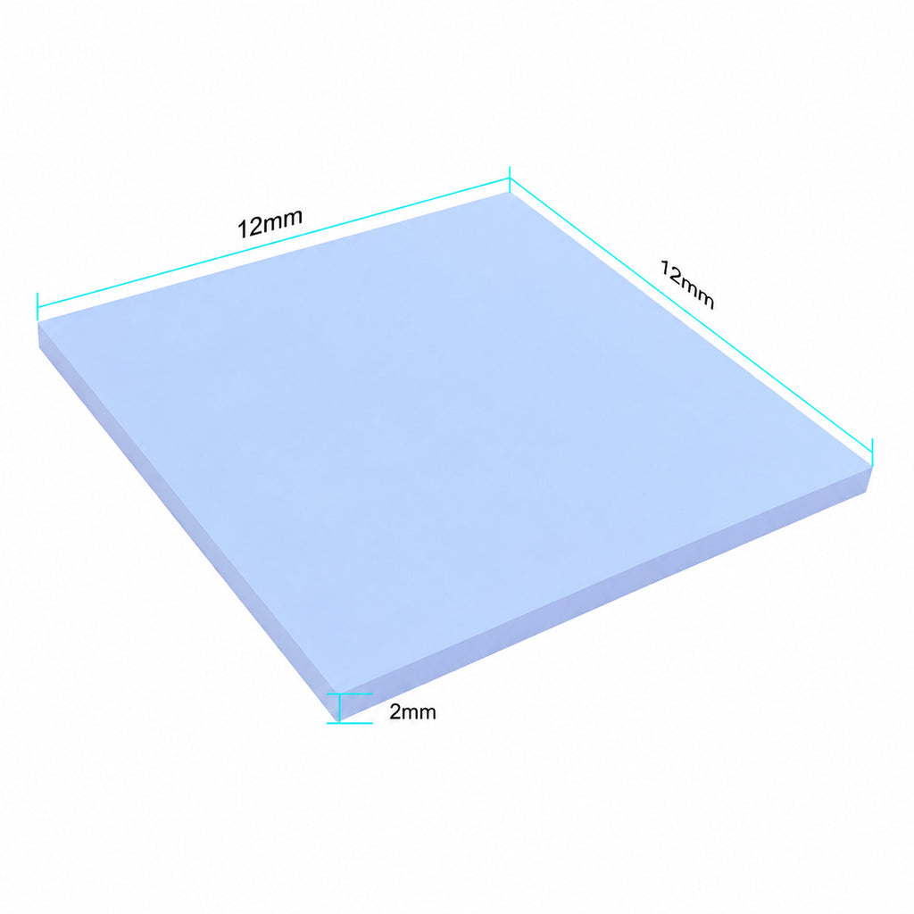 Relife RL-098 12x12x2mm Thermal Silicone Pads for Mobile Phone Motherboard Chip - 100Pcs