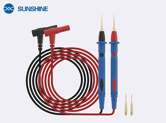 1000V / 20A Replaceable Universal Stainless Steel Multimeter Test Leads