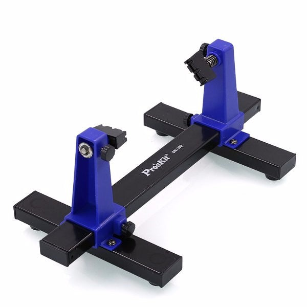 Adjustable Soldering Clamp Holder Max Clamp Size 200mm 360 Degrees Rotation ABS Grip Metal Base