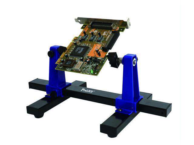 Adjustable Soldering Clamp Holder Max Clamp Size 200mm 360 Degrees Rotation ABS Grip Metal Base