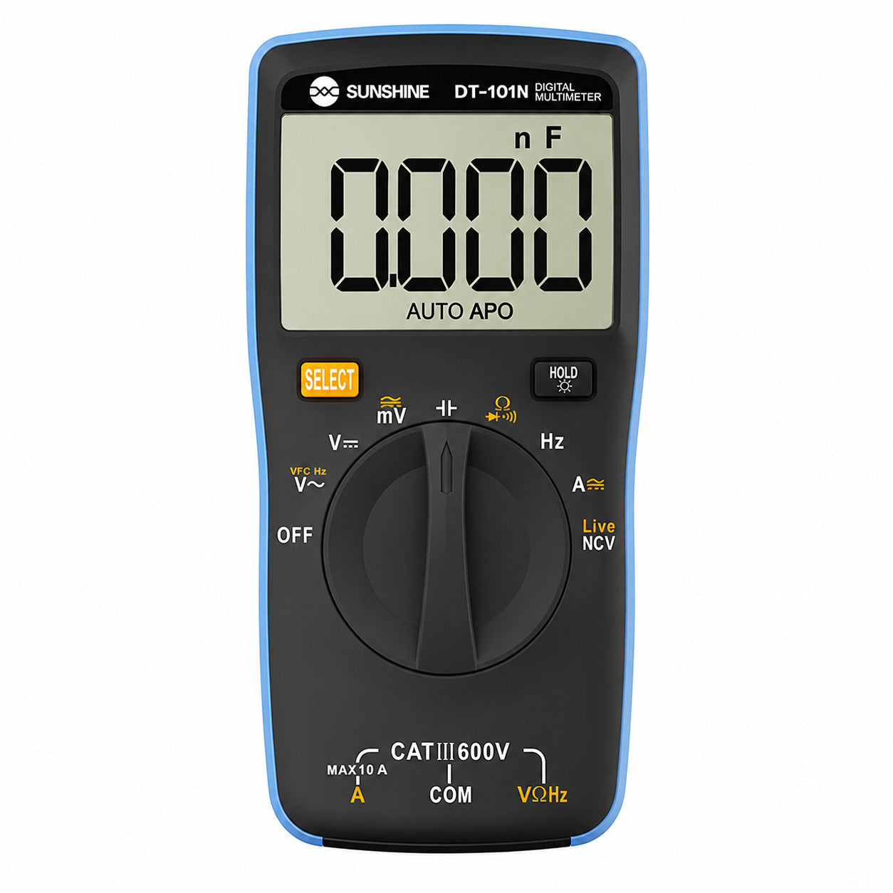 Sunshine DT-101N Pocket-Style Auto-Range Smart Precision Multimeter