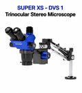 Mechanic SUPER XS Trinocular Stereo Microscope 6.5-45X WF10x25 Eyepiece With DVS-1 Arm