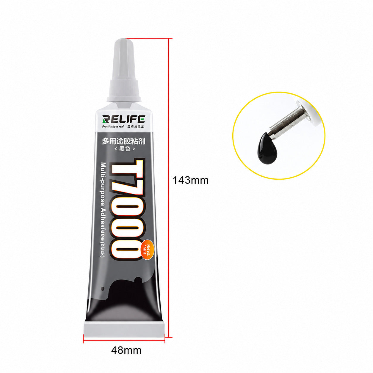 T700 Relife Black GlUE 50ml