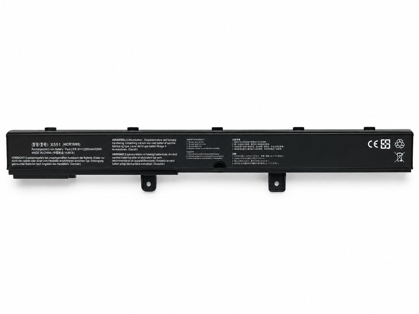 Replacement Laptop Battery for Asus X551c, X45, A41N1308