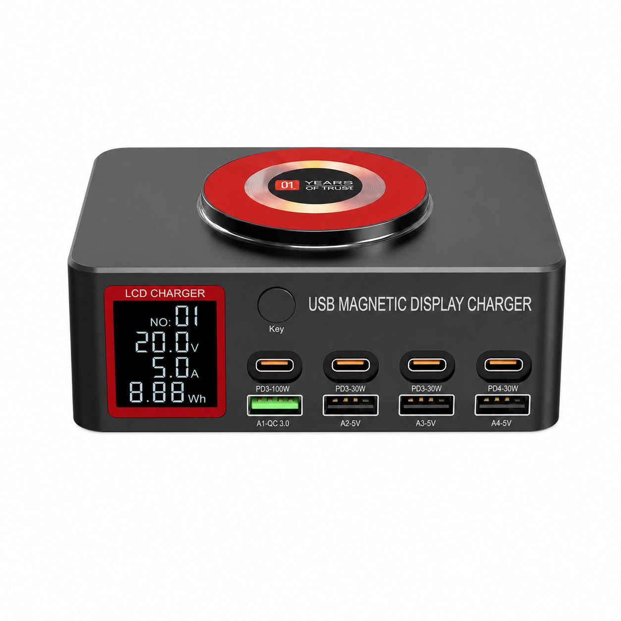 8-Port Dekstop Fast Charging Station