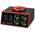155W 8-Port QC3.0+PD Digital Display Fast Desktop Charging Station with Wireless Charging