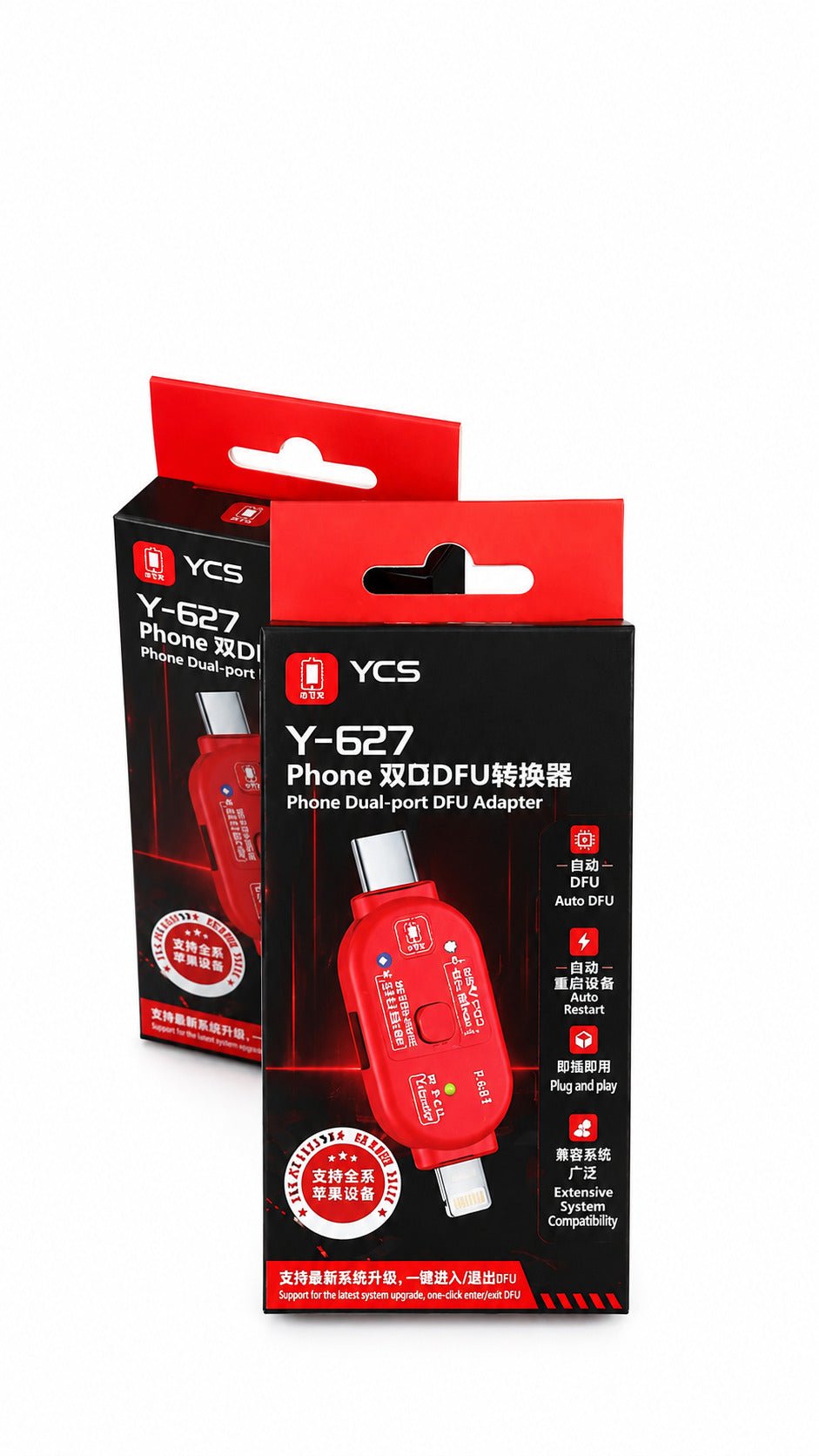 YCS Y-627 One-Click DFU Recovery Tool for iPhone & Samsung Repair