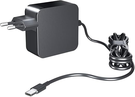 90W USB-C Fast Charger, Power Adapter with Cable, Compatible with Laptops and Type-C Devices, Black
