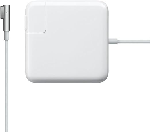 85W L-Shape Replacement Charger compatible with MacBook, White