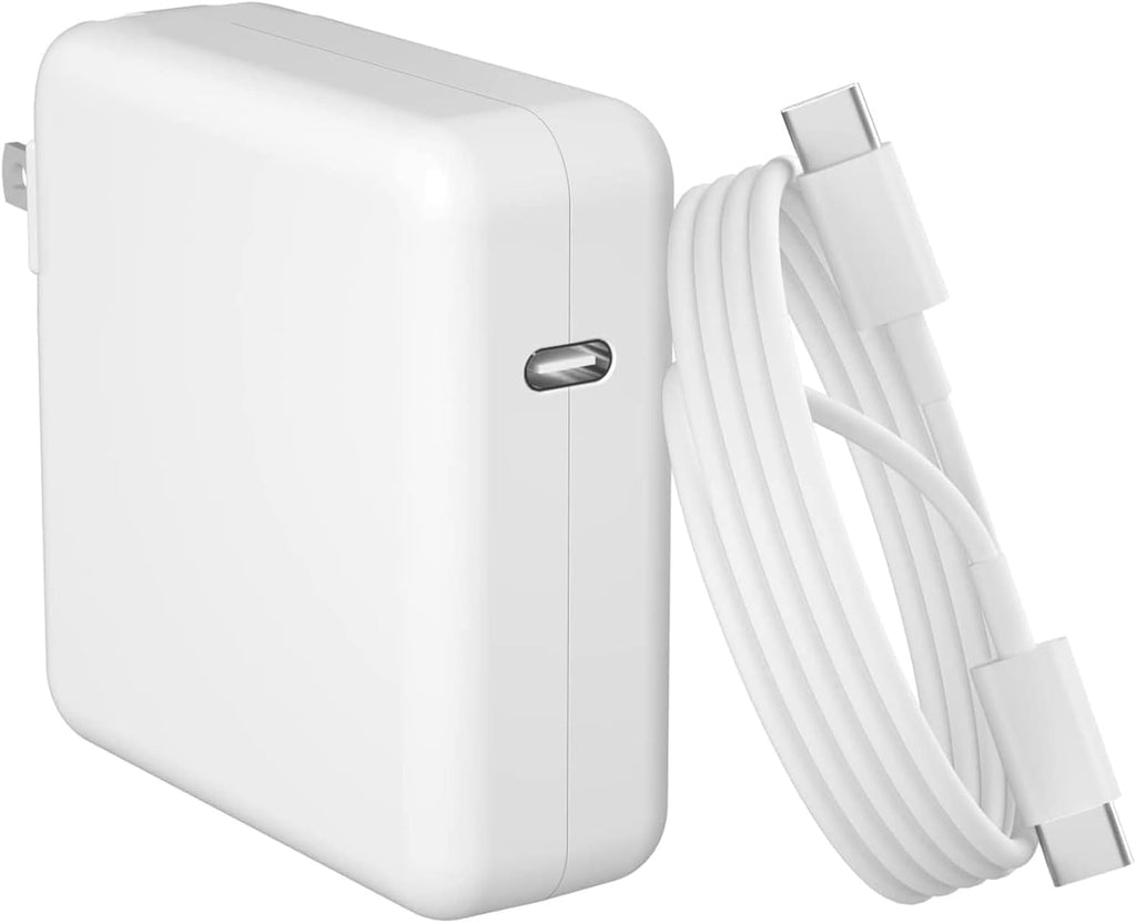 USB-C Power Adapter Replacement 87W Fast Charger for MacBook Pro and Type-C Laptops, Charger, White