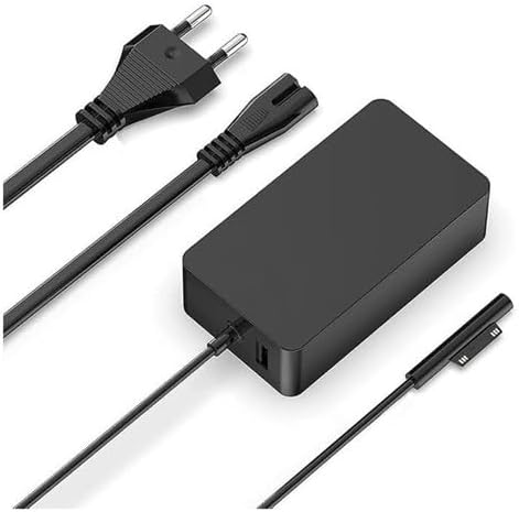 44W Replacement Laptop Charger for Microsoft Surface Pro, 15V 2.58A Power Adapter