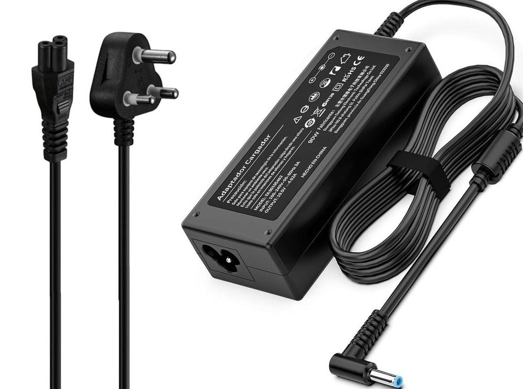 HP 90W Blue Tip Charger 19.5V4.62A 4.5x3.0mm Laptop Power Supply Adapter MS