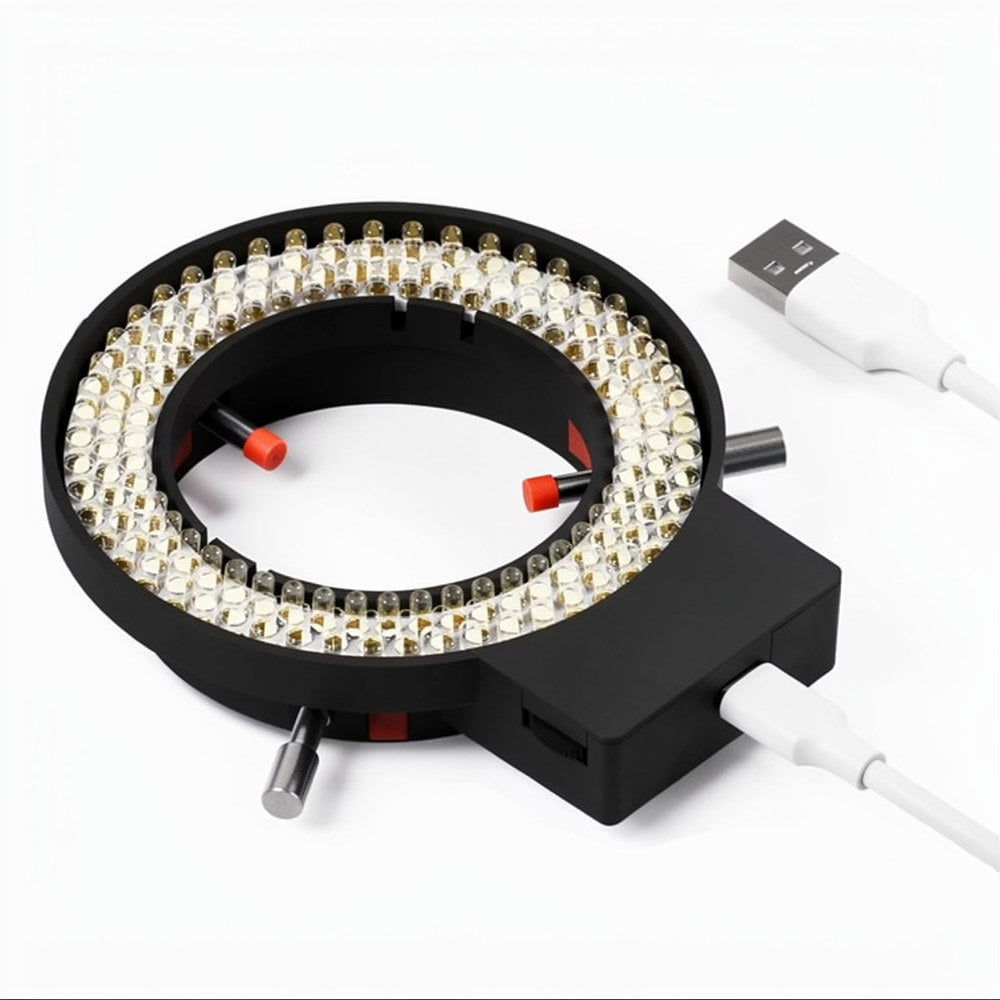 YCS 6558-Zone 144 LEDs Adjustable Brightness Microscope Light with Multi-Zone Lighting System