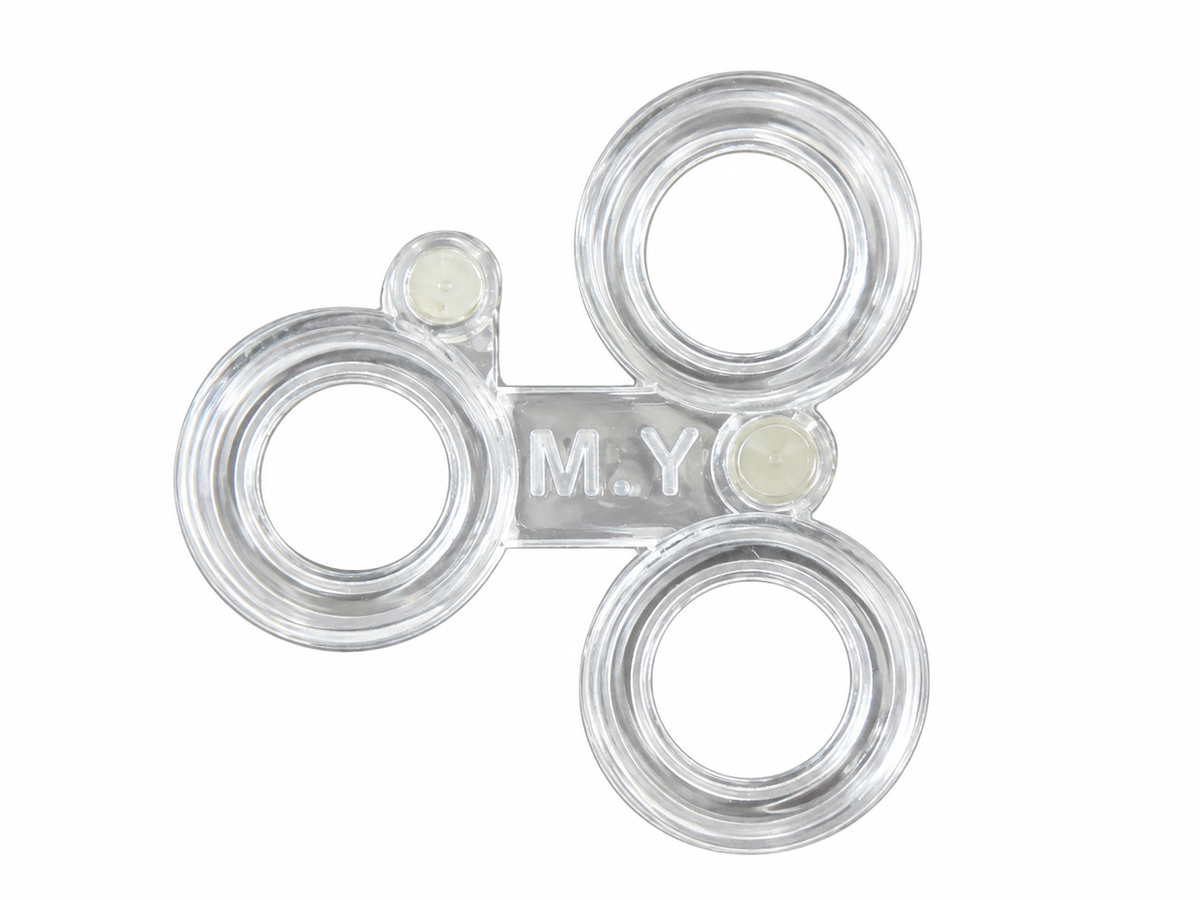 YCS MY-JGZ Magnetic Rear Camera Repair Lens and Dust Cover Set for iPhone 11–17 Series, 3-Piece Set