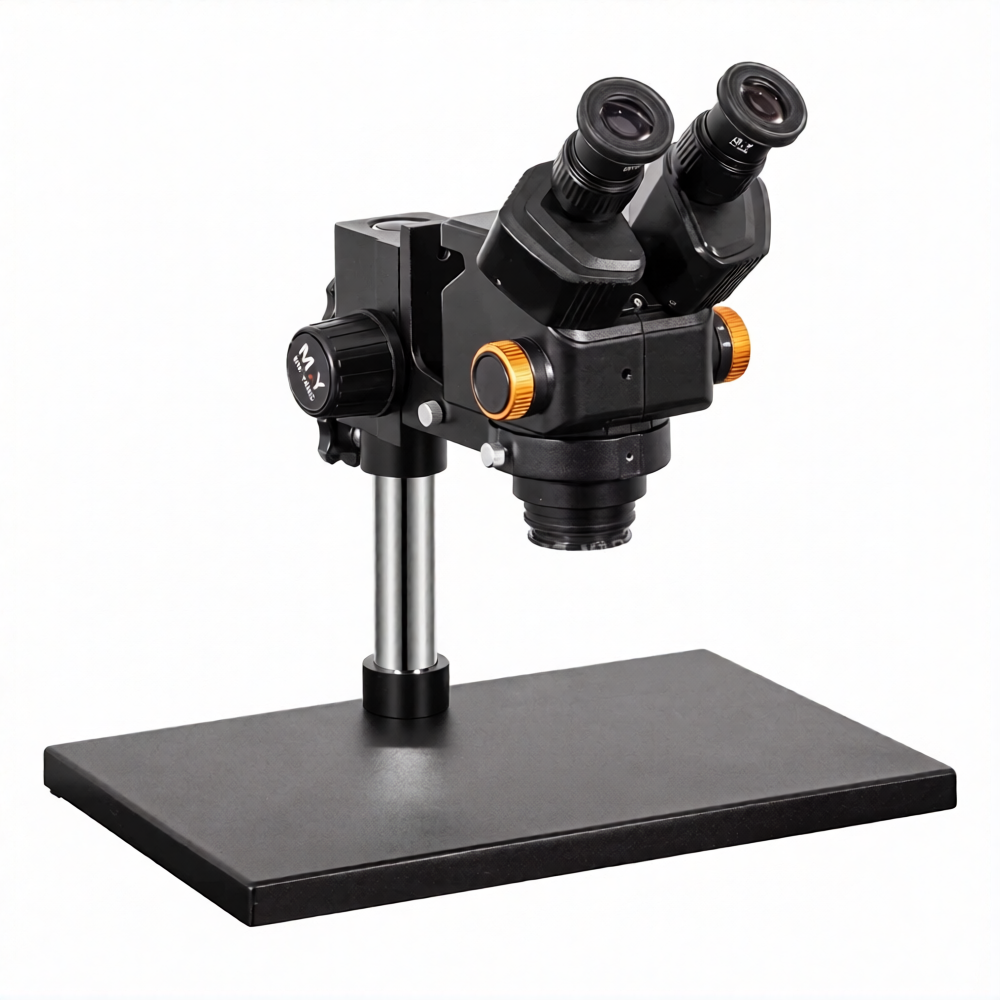 Mr.Yang MY-6558SE 6.5-58X Synchronous Zoom Binocular Stereo Microscope with Big Base