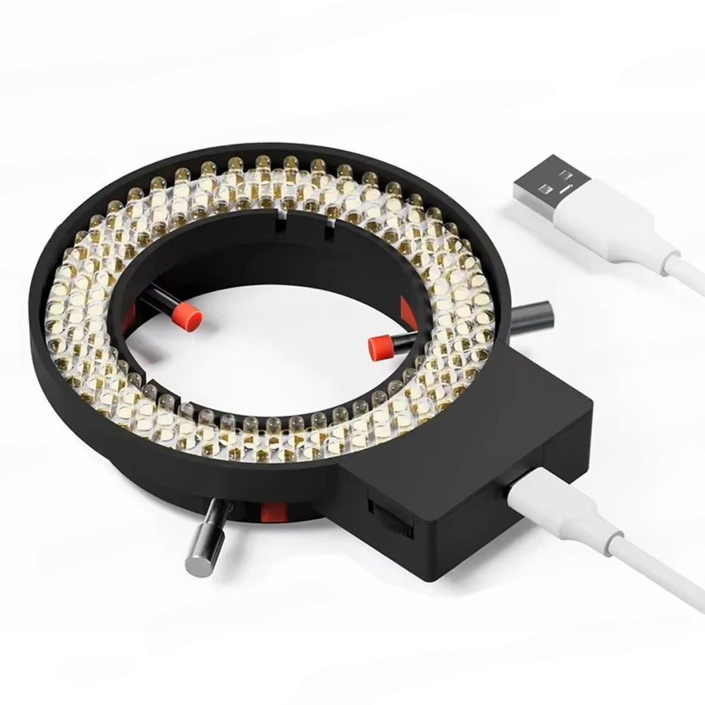 YCS 6558-Zone 144 LEDs Adjustable Brightness Microscope Light with Multi-Zone Lighting System