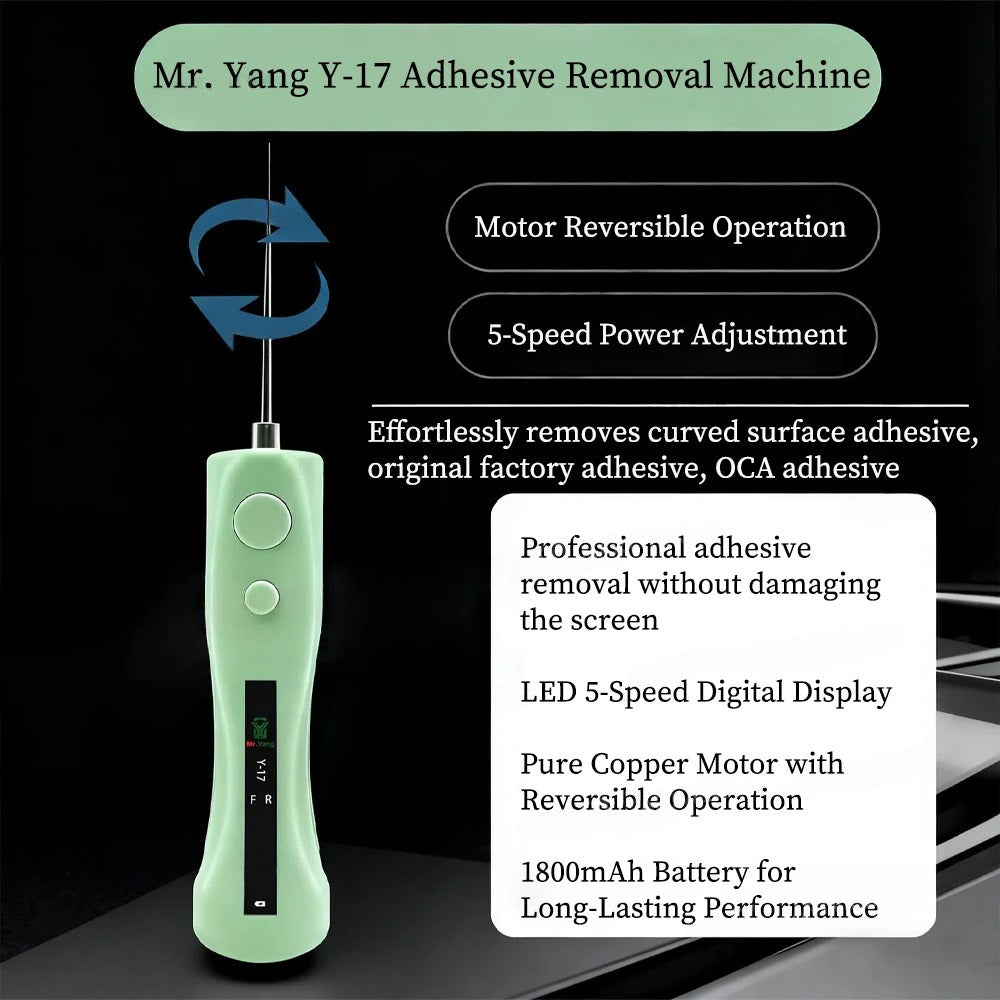 YCS Mr. Yang Y-17 Electric OCA Adhesive Remover for Curved Mobile Phone Screens